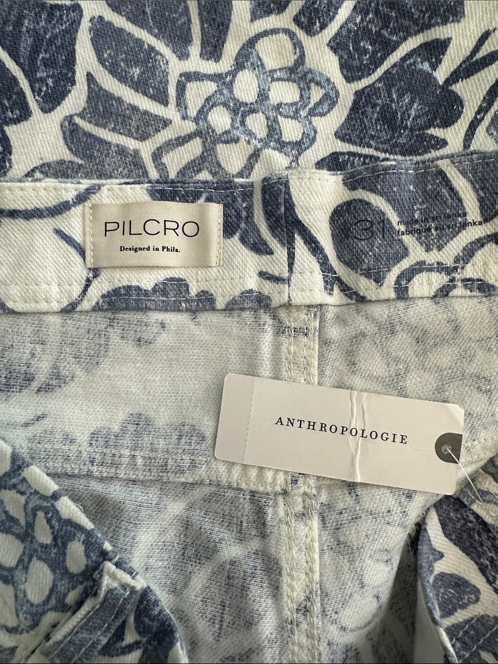 Anthropologie The Adi Floral Linen Flare Pants - Picture 8 of 10